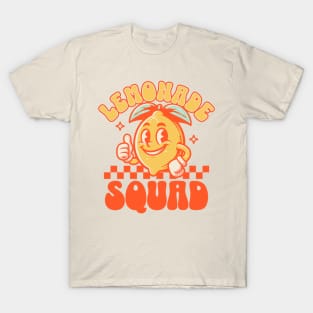 Lemonade Squad Funny Lemon Juice Summer - Retro Vintage T-Shirt